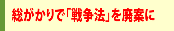 戦争をさせない・9条壊すな！静岡総がかり行動